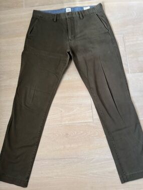 GAP Olive-Tone Slim Chinos